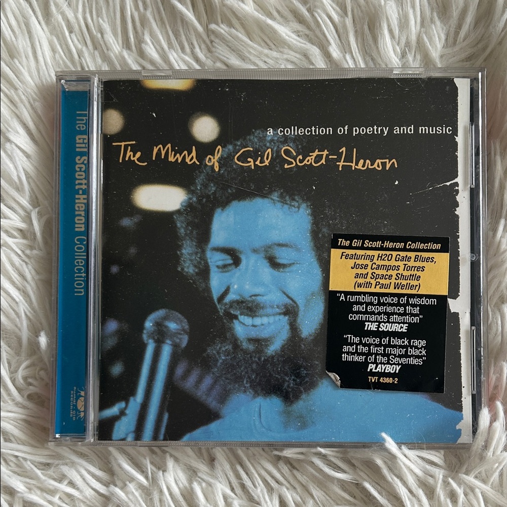 Poetry The Mind of Gil Scott-Heron CD - Blue and Black